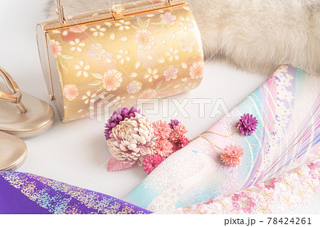 振袖と小物　成人式　結婚式 78424261