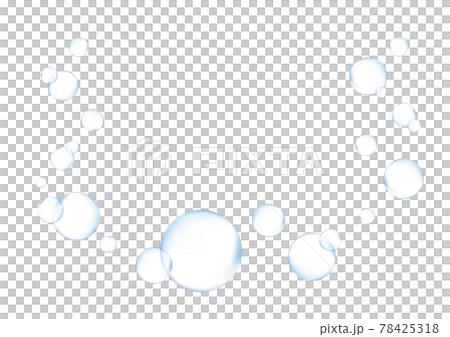 Soap bubble frame background summer 78425318