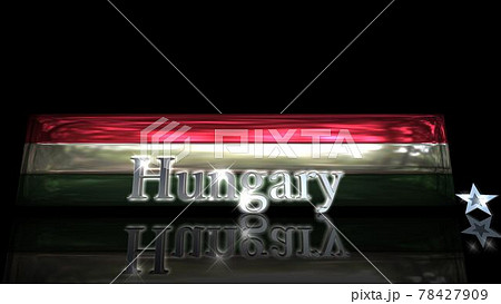 床に映るHungaryの国旗とテキスト2-3-2 床に映るHungaryの国旗とテキスト2-3-2 78427909