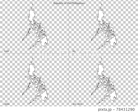 白地図-アジア-フィリピン共和国 78431290