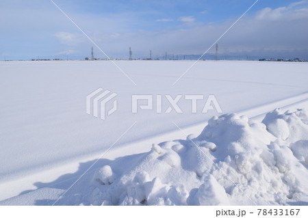 雪景色 山形県庄内地方 78433167