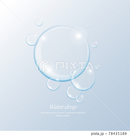 水 泡 水滴 78435189