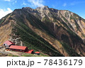 北アルプスの五竜岳 78436179