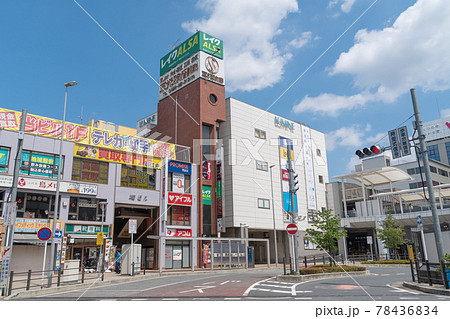 駅前風景 川越駅 駅前風景 川越駅 78436834