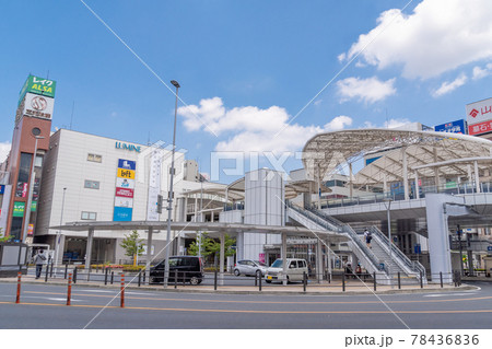 駅前風景 川越駅 駅前風景 川越駅 78436836