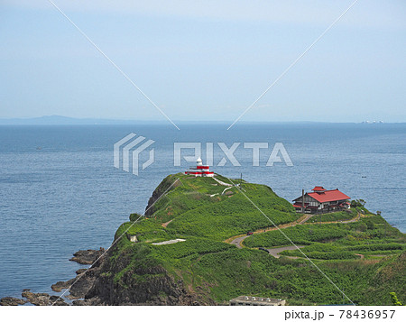 小樽　高島岬の日和山灯台と鰊御殿 78436957