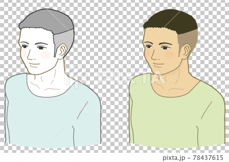 African male upper body African male upper body 78437615