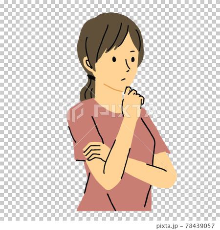 thinking woman 78439057