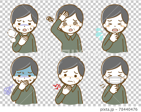 生病的中年人 78440476