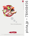 Poster of Sushi Restaurant Vector illustration 78448456