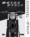 Poster Chopper Motorcycle isolated Vector Illustration 78448459