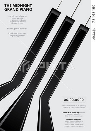 Music Grand Piano Poster Background Template 78448460