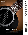 Guitar Concert Poster Background Template Vector Illustration 78448463
