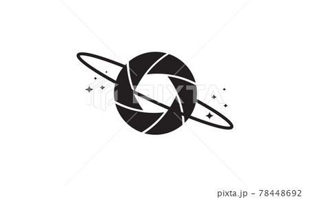 shutter camera with space sky logo symbol vector icon illustration graphic design shutter camera with space sky logo symbol vector icon illustration graphic design 78448692
