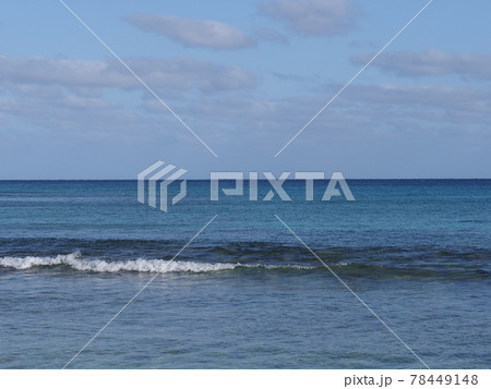 Panorama of Atlantic Ocean landscape seen from Sal island, Cape Verde Panorama of Atlantic Ocean landscape seen from Sal island, Cape Verde 78449148