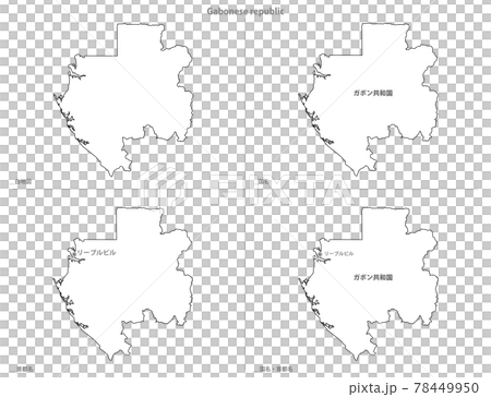 Blank Map-Africa-Republic of Gabon Blank Map-Africa-Republic of Gabon 78449950