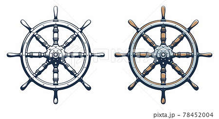 Ship rudder vintage style 78452004