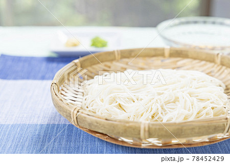 美味しい夏の味覚の素麺 美味しい夏の味覚の素麺 78452429