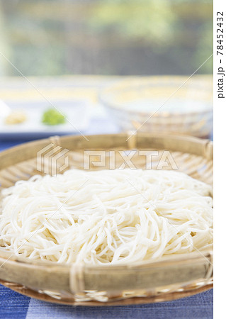 美味しい夏の味覚の素麺 78452432