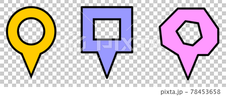 Multiple illustrations of marks indicating position 78453658