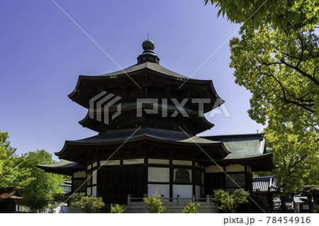 斑鳩寺　聖徳殿後殿　奥殿　兵庫県揖保郡太子町 78454916