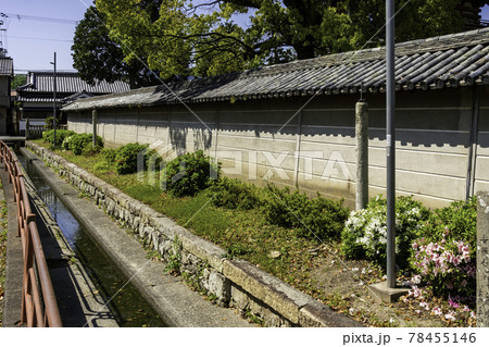 斑鳩寺　塀　兵庫県揖保郡太子町 78455146