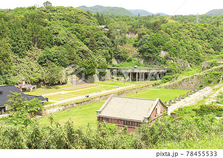 【佐渡相川】佐渡鉱山 北沢地区施設群  (高台から) 78455533