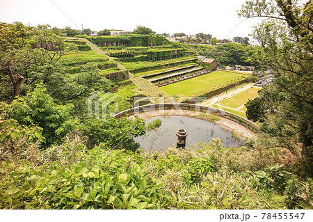 【佐渡相川】佐渡鉱山 北沢地区施設群 北沢浮遊選鉱場跡 (高台から) 78455547