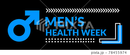 Men's health awareness week. Vector illustration 78455974