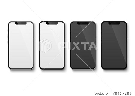 Vector 3d Realistic Touch Screen Smartphone,...のイラスト素材 [78457289] - PIXTA