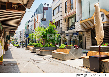 横浜 元町通りのベンチ 横浜 元町通りのベンチ 78457551