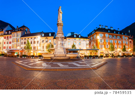 Waltherplatz main square in Bolzano 78459535