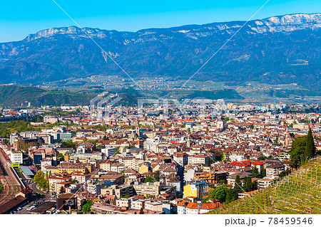 Bolzano aerial panoramic view, Italy Bolzano aerial panoramic view, Italy 78459546