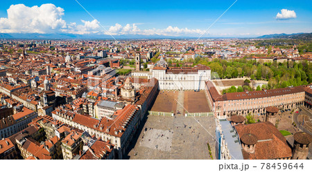 Castle Square aerial view, Turin 78459644