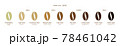 コーヒー豆　焙煎度 78461042