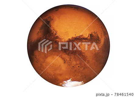 Planet Mars isolated on white background. Elements of this image were furnished by NASA. Planet Mars isolated on white background. Elements of this image were furnished by NASA. 78461540