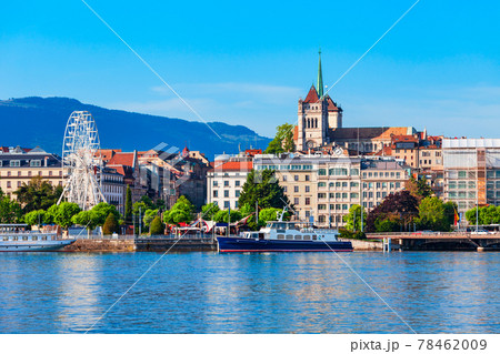 Geneva panoramic view in Switzerland 78462009