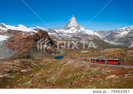 Gornergrat Bahn Railway Train, Zermatt 78462067