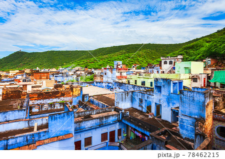 Bundi town panoramic view, India Bundi town panoramic view, India 78462215