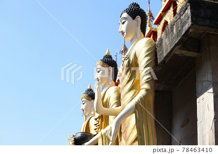 Sculpture, architecture and symbols of Buddhism, Thailand Sculpture, architecture and symbols of Buddhism, Thailand 78463410