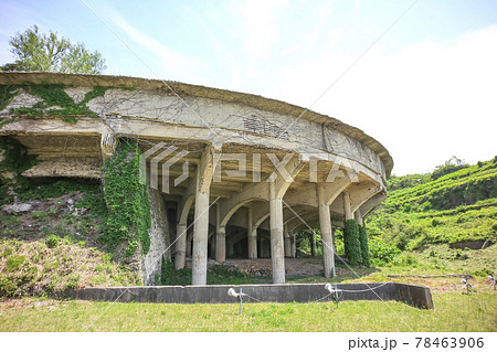 【世界文化遺産候補地 佐渡相川】佐渡鉱山 北沢地区施設群　50mシックナー(泥鉱濃縮装置) 78463906