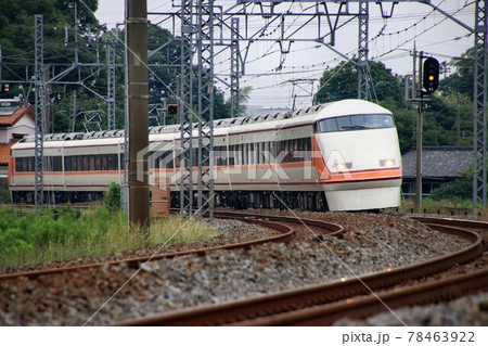 蘇ったオリジナル塗装…デビューカラーリングを纏い日光路へ『特急スペーシア』原色復活車 78463922