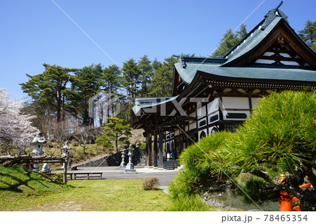 春の遠野　福泉寺観音堂 78465354