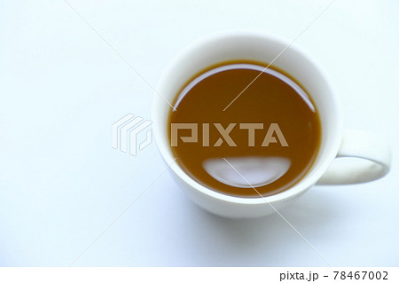 シンプルな美味しいコーヒーカップのイメージ素材 78467002