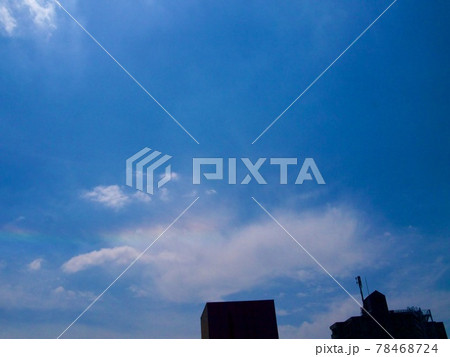 都会の空現れた環水平アーク 78468724