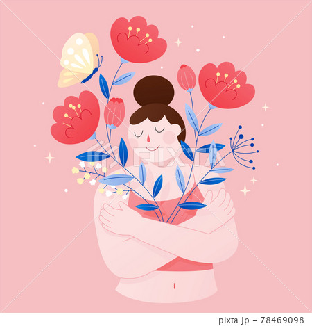 Love your body concept 78469098