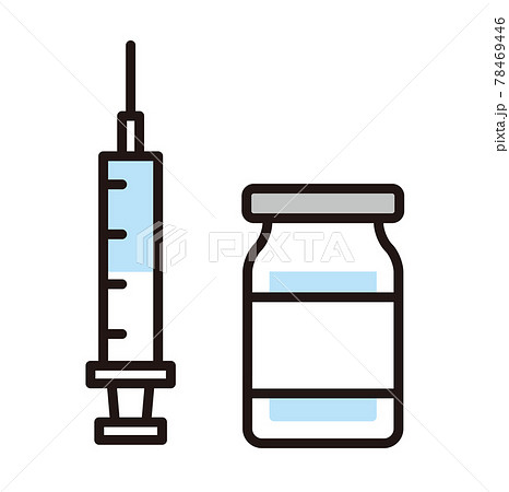 注射器と薬品 78469446