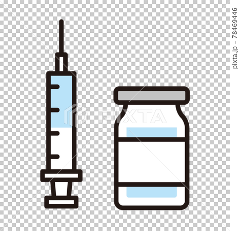 注射器と薬品 78469446