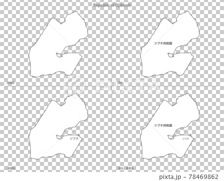 空白地圖-非洲-吉布提共和國 78469862