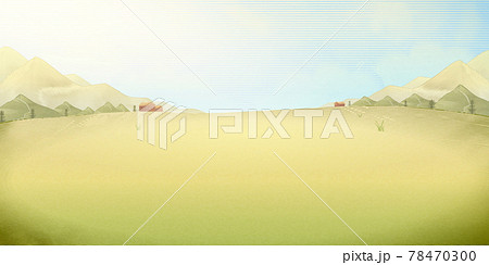 Engraved rural farm background 78470300